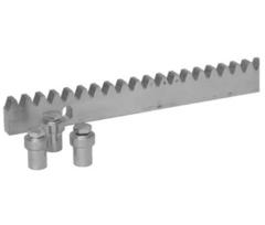 Cremallera De Hierro Acero Motic CRE-08-1mts Para Porton Corredizo Modelo 8mm 1mts