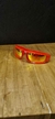 lentes snow alargaditos (vidrio espejado naranja)