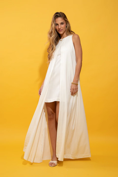 VESTIDO CURTO CAPA - comprar online