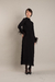 VESTIDO MANGA PLUMAS - comprar online
