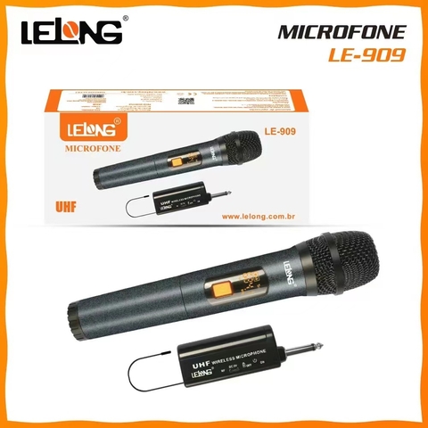 Microfone Sem Fio Profissional Uhf Alcance 30m Wvngr