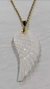 Collar Ala De Ángel En Nácar Laminado En Oro 18 Kts - comprar online