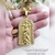 Dije Virgen De Guadalupe Laminada En Oro 18kts Bisel Cubics