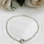 Pulsera Bolitas Y Luna En Plata 925