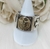 Anillo Espíritu Santo Ancho En Plata Y Oro