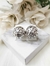 Aros Esferas con Corazones En Plata Inflada