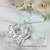 Dije Flor de Loto laminado en plata 925