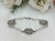 Pulsera Rolo San Benito En Plata 925 Inflada