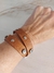 Brazalete cuero doble vuelta
