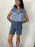 Cropped Botões Jeans
