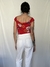 Cropped Botões Estampado - loja online