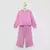 Conjuntos Moleton Feminino Infantil Cropped e Calça Wide Leg Brandili - comprar online