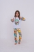 Pijama Infantil manga Longa e Calça Looney Tunes - Novelo Kids