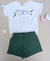 Conjunto Blusa E Short Milon
