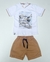 Conjunto Camiseta E bermuda Com Estampa Avião Milon - comprar online