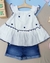 Conjunto Blusa Coração e Short Jeans Milon - comprar online