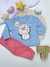 Conjunto Bebê Menina Pinguim Brandili - comprar online