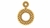 Brinco em forma de esferas, com acabamento em ouro 18k, apresentando um design elegante e moderno.