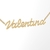 Colar personalizado em ouro 18k com nome Valentina em escrita cursiva