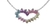 Colar Coração com Pedras Coloridas - Ouro 18k - Rainbow - MMV JOALHERIA