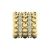 Piercing de ouro 18k adornado com diamantes brilhantes.