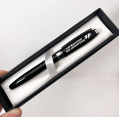 LAPICERA METALICA PREMIUM Negra / Plata