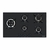 Cooktop a Gás Penta Side Plus em Vidro Temperado Preto com Trempes em Aço Carbono e Acendimento superautomático 5 Queimadores
