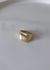 Anel falange quadrado com pontos em zircônia folheado Ouro 18K - comprar online