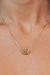Colar com pingente de Nossa Senhora em zircônia folheado Ouro 18K - comprar online