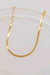 Pulseira fita fina folheada Ouro 18K
