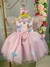 Vestido Marie Rosa Jardim Encantado Laço - Little Sky Store