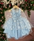 Vestido Juvenil Lig Lig Temático Frozen - Little Sky Store