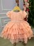Vestido Miss Sweet Saia FluFlu Salmão