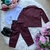 Conjunto Miss Cherry Social Terno - Blaizer Marsala - Little Sky Store
