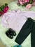 Imagem do Conjunto Masculino Miss Cherry Social Rosa com Calça Preta