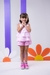 Conjunto Blogueirinha Pati Listrado Rosa Bebe e Branco - loja online