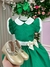 Vestido Blogueirinha Camile Verde - Natal - Little Sky Store