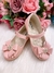 Sapatilha Flor Rosa Bebe Fosca