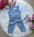Conjunto Miss Cherry Colete Alfaiataria Azul Serenity - comprar online