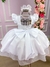 Vestido Belle Fille Elisa Branco - Little Sky Store