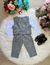 Conjunto Miss Cherry Colete Davi Cinza na internet