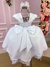 Vestido Belle Fille Branco Mavie - Little Sky Store