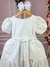 Vestido Miss Sweet Laise Lese Rendado Branco - comprar online