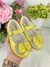 Sapatilha Flor Di MIla Baby Amarelo Lacinho Strass na internet