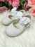 Sapatilha Flor Di MIla Baby Branca Gliter - Little Sky Store
