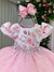 Vestido Menina Bonita Jardim Encantado Rosa Bebe Jaqueline - comprar online