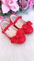 Sapatilha Flor Di Mila Lacinho Vermelho - Little Sky Store