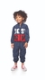 Conjunto Inverno By Gus Corta Vento Best Boys Azul - comprar online