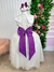 Vestido Marie Longo OFF Laço Roxo - Little Sky Store
