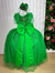 Imagem do Vestido Marie Longo Mel Verde Bandeira